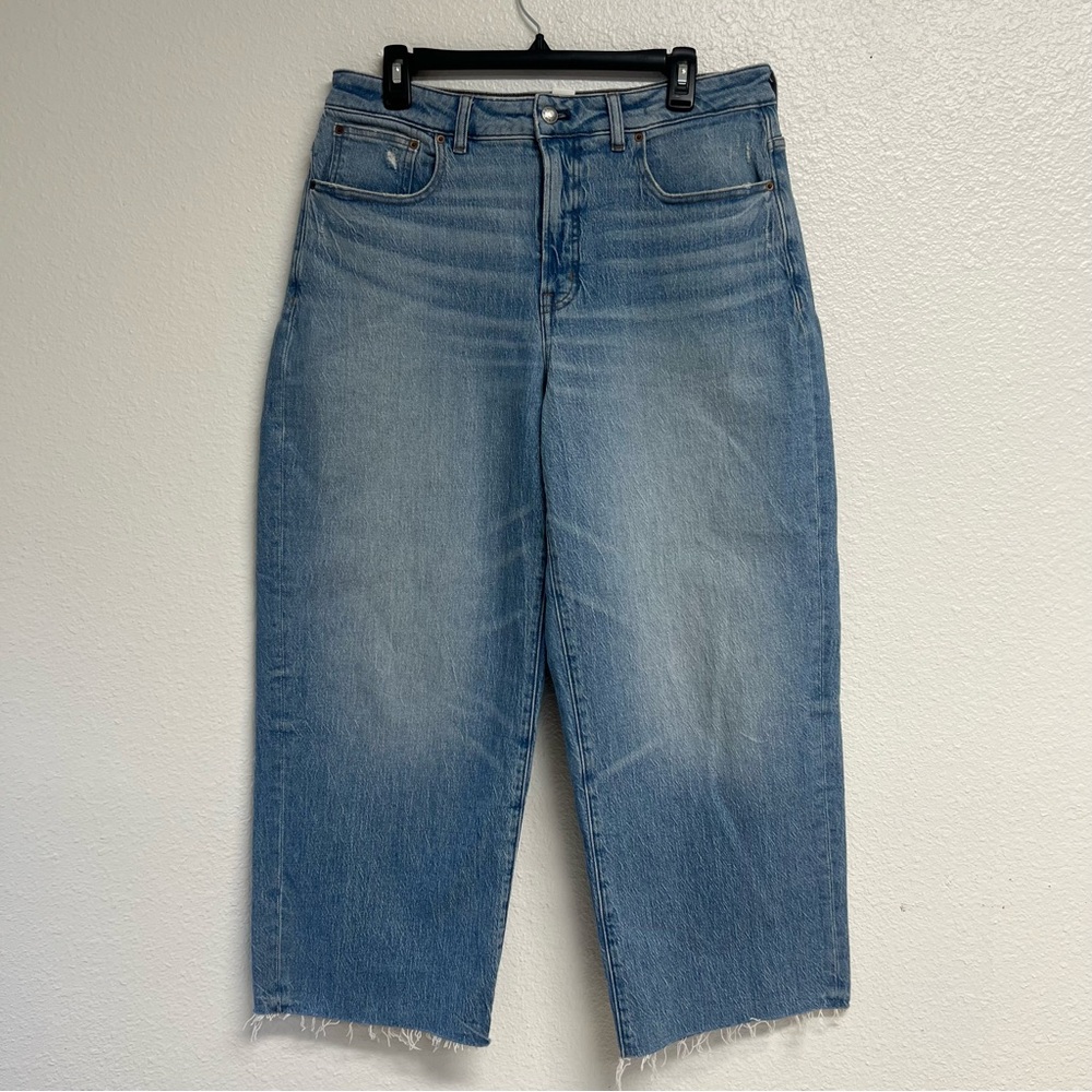 Madewell The Curvy Perfect Vintage Wide-Leg Crop Jean